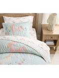 Pottery Barn Kids Floral Horse Quilted Bedspread, Multi