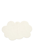 Pottery Barn Kids Faux Fur Cloud Shaped Rug, Ivory