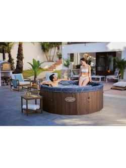 Lay‑Z‑Spa Toronto ThermaCore UltraFit AirJet Smart Round Hot Tub with Cover, 7 Person - view 2, Sand