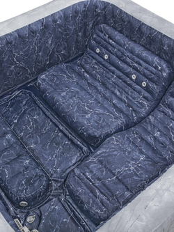Lay‑Z‑Spa San Francisco HydroJet Pro EnergySense Smart Inflatable Square Hot Tub with Cover, 7 Person - view 2, Marble