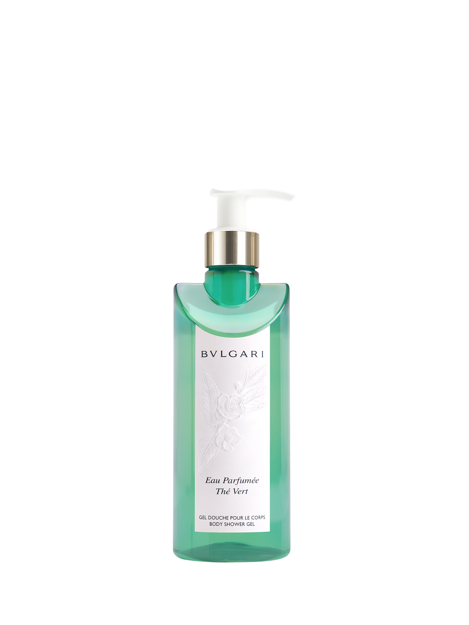 Product image 1 of 3, which shows BVLGARI Eau Parfumée Thé Vert Body Shower Gel, 300ml