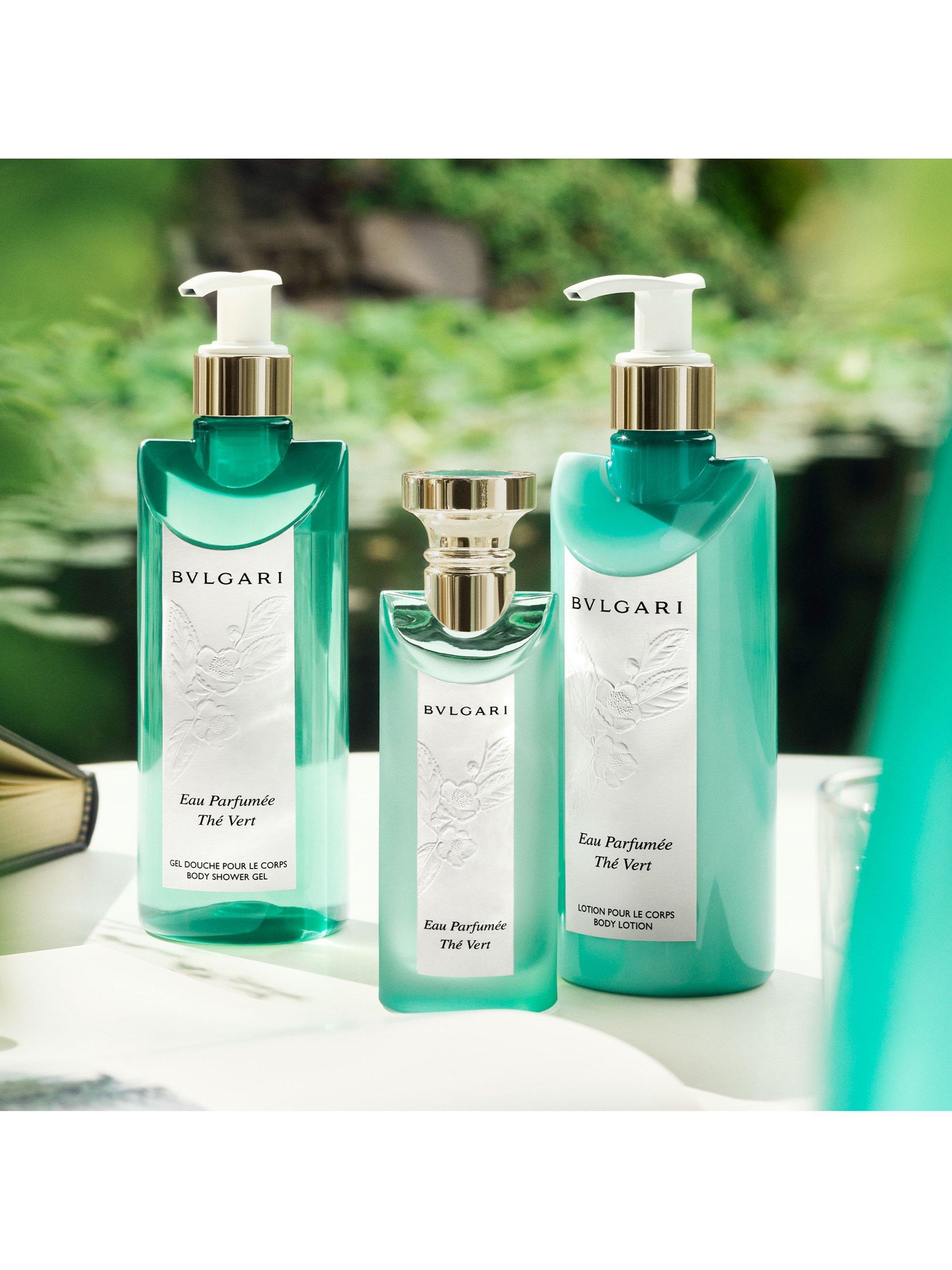 Product image 2 of 3, which shows BVLGARI Eau Parfumée Thé Vert Body Shower Gel, 300ml