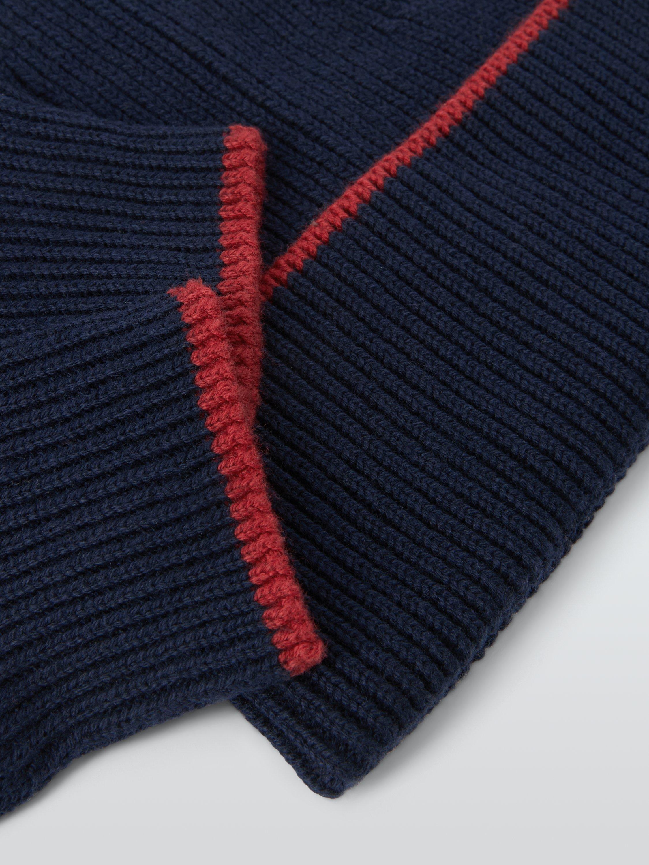 Product image 2 of 2, which shows John Lewis Beanie Hat & Gloves Set, Navy Multi