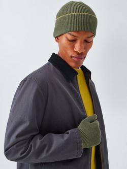 John Lewis Beanie Hat & Gloves Set, Khaki Multi, Khaki Multi