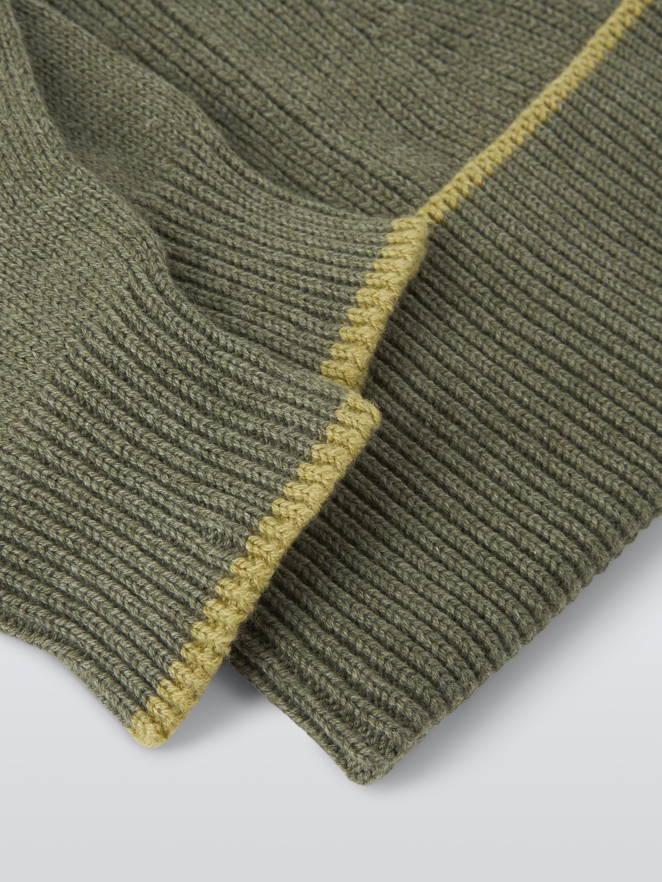 Product image 2 of 2, which shows John Lewis Beanie Hat & Gloves Set, Khaki Multi