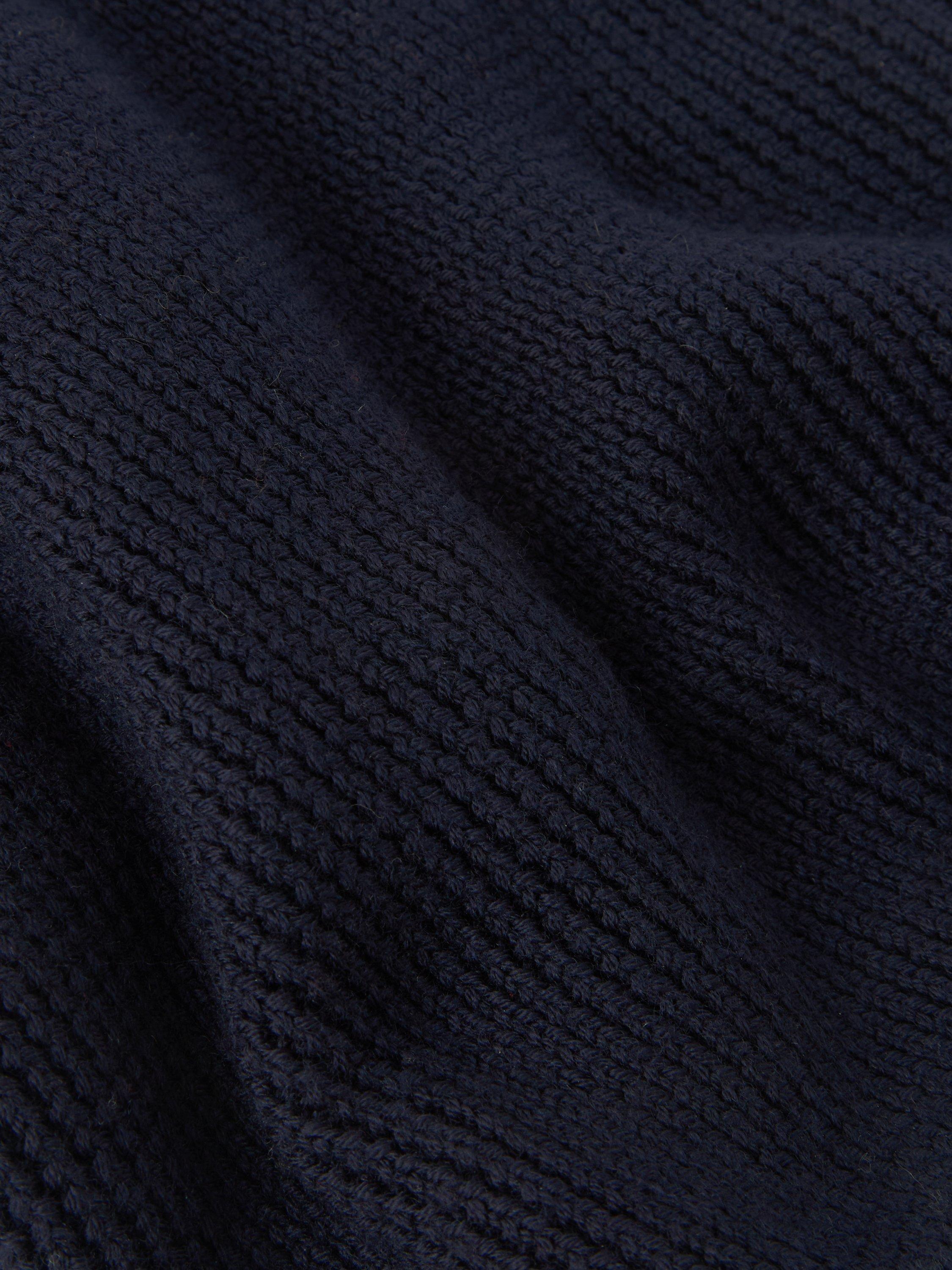 Product image 3 of 4, which shows John Lewis Wool Knitted Snood, Navy