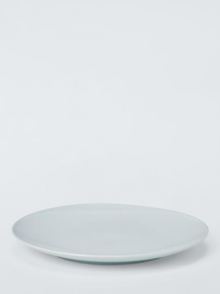 John Lewis Coby Stoneware Dinner Plate, Set of 4, 26cm - view 2, Ice