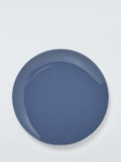 John Lewis Coby Stoneware Side Plate, Set of 4, 20cm, Blue