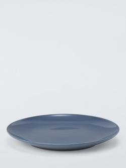 John Lewis Coby Stoneware Side Plate, Set of 4, 20cm - view 2, Blue