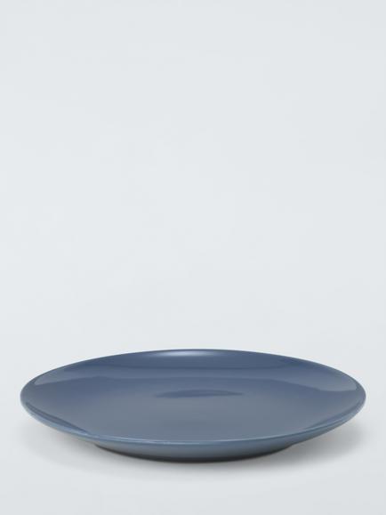 John Lewis Coby Stoneware Side Plate, Set of 4, 20cm - view 2, Blue