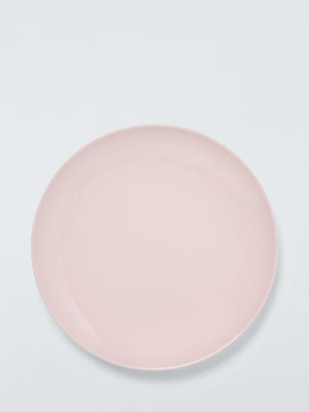John Lewis Coby Stoneware Side Plate, Set of 4, 20cm, Pink