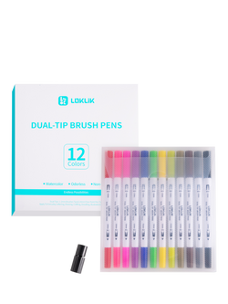 LOKLIK Crafting Pens, Pack of 12, Multi