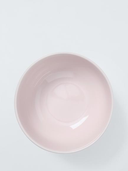 John Lewis Coby Stoneware Cereal Bowl, Set of 4, 15cm - view 2, Pink