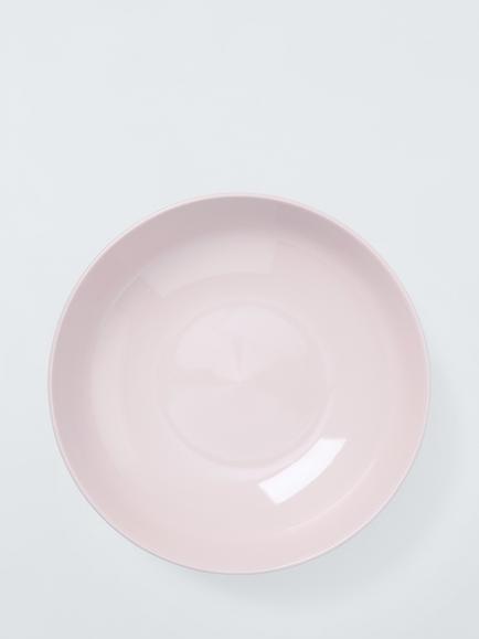 John Lewis Coby Stoneware Pasta Bowl, Set of 4, 23cm - view 2, Pink