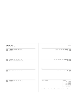 Letts A5 Conscious Week to View 2026 Diary, Berry - view 2, Berry