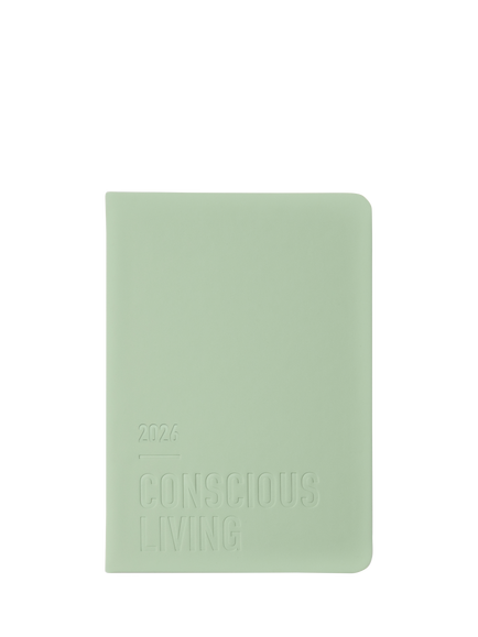 Letts A5 Conscious Week to View 2026 Diary, Sage, Sage