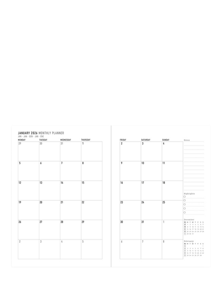 Letts A5 Conscious Week to View 2026 Diary, Sage - view 2, Sage