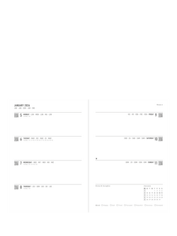 Letts A5 Conscious Week to View 2026 Diary, Slate - view 2, Slate