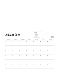 Letts Conscious 2026 Calendar, Ocean - view 2, Ocean