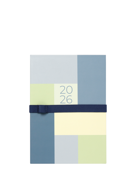 Letts A5 Gradient Week to View 2026 Diary, Blue, Blue