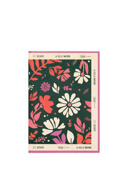 Letts A5 La Belle Week to View 2026 Diary, Vert, Vert
