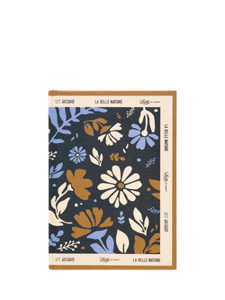 Letts A6 La Belle Nature Week to View 2026 Diary, Bleu, Bleu