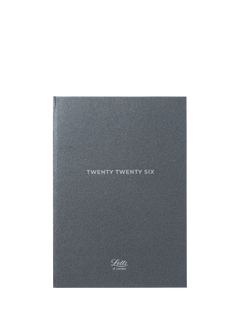 Letts A5 Titanium Week to View 2026 Diary, Charcoal