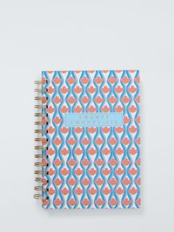 John Lewis A5 Week to View 2026 Wiro Diary, Wavy Floral, Multi