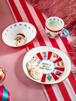 Eleanor Bowmer Kids' Christmas Mini Festive Dinnerware Set, 3 Piece - view 2, Multi