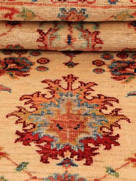 Gooch Oriental Sultani Pure Wool Rug, L235 x W174 cm, Ivory - view 2, Ivory