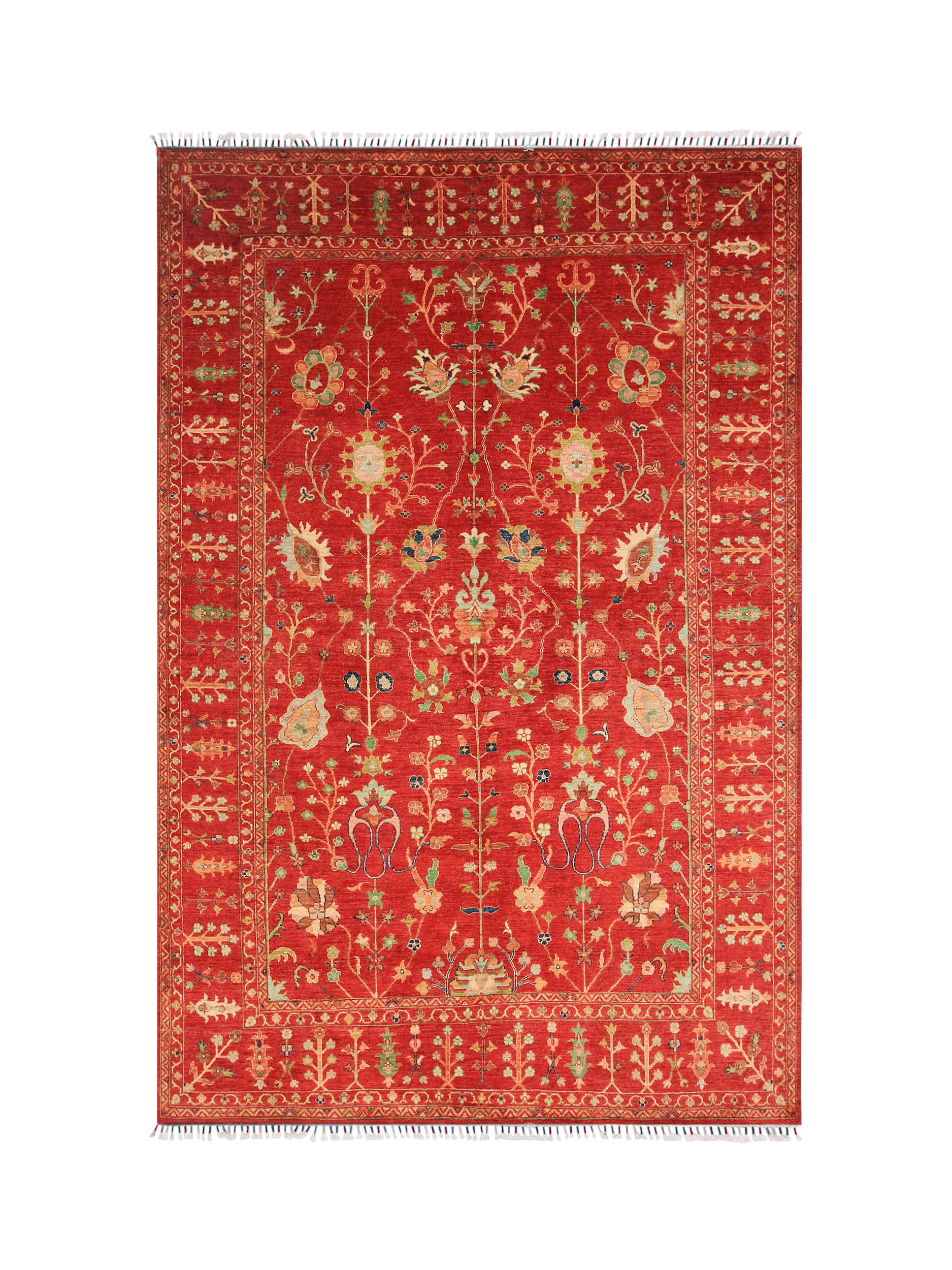 Gooch Oriental Sultani Pure Wool Rug, L304 x W207 cm, Red