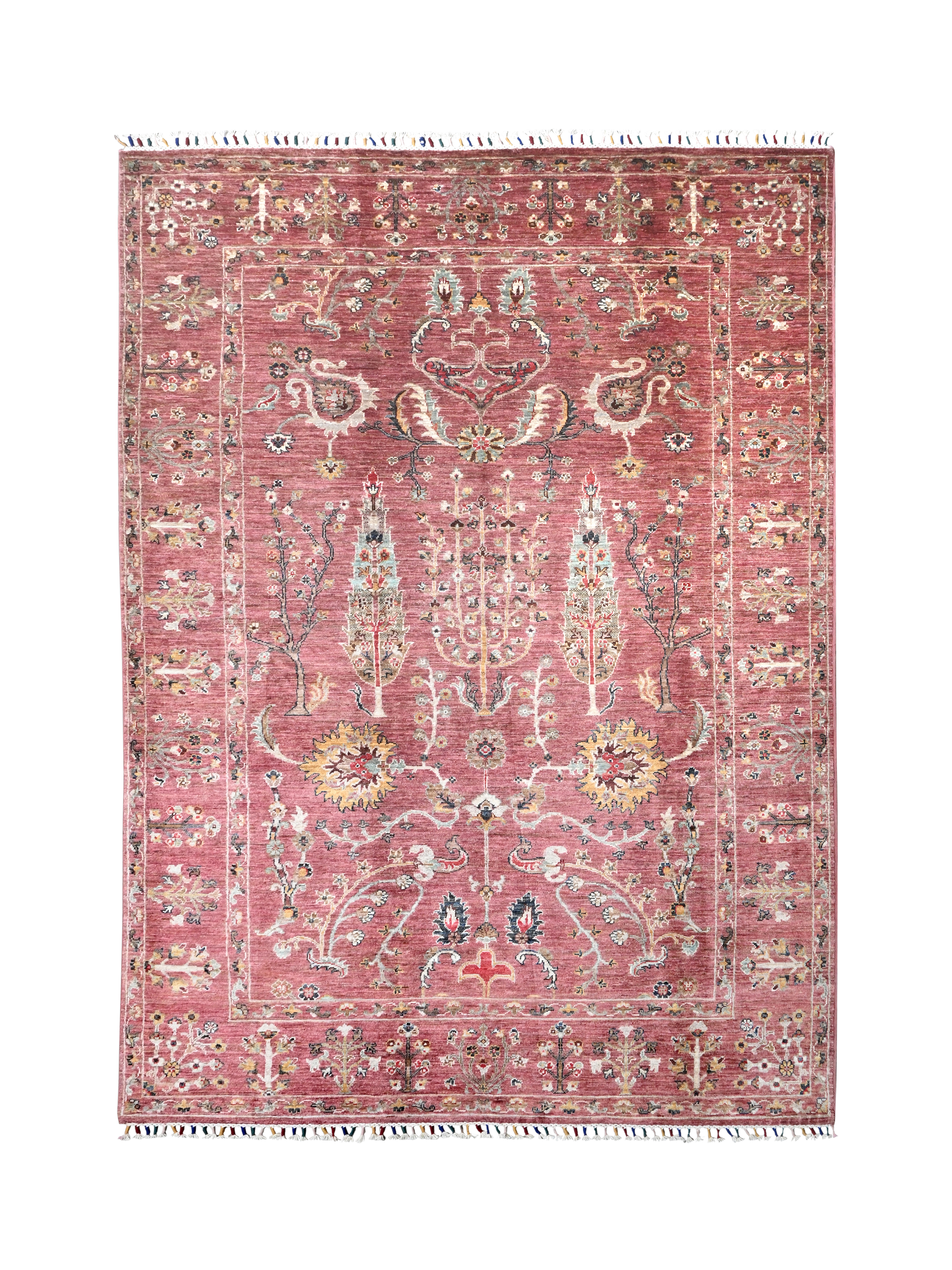 Gooch Oriental Sultani Pure Wool Rug, L269 x W174 cm, Ivory
