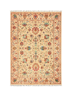 Gooch Oriental Supreme Kazak Pure Wool Rug, L177 x W118 cm, Ivory, Ivory