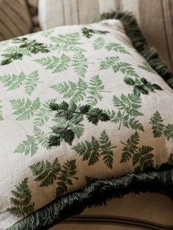 Sanderson Alice's Fern Furnishing Fabric, Silver/Green - view 2, Silver/Green