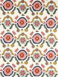 Sanderson Annabel's Suzani Embroidered Furnishing Fabric, Sapphire/Ruby