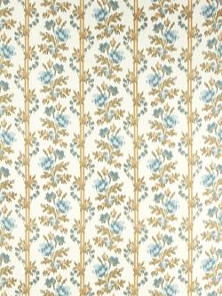 Sanderson Apothecary Rose Floral Stripe Fabric, Ether Blues