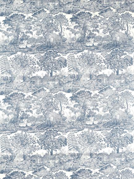 Sanderson Highgrove Toile Furnishing Fabric, Tetbury Blue