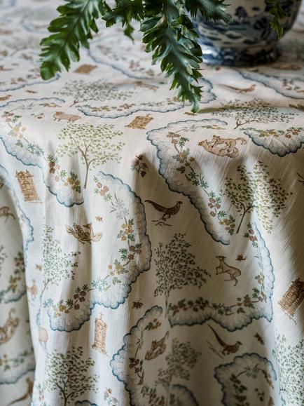 Sanderson Wildflower Meadow Furnishing Fabric - view 2, Going Green