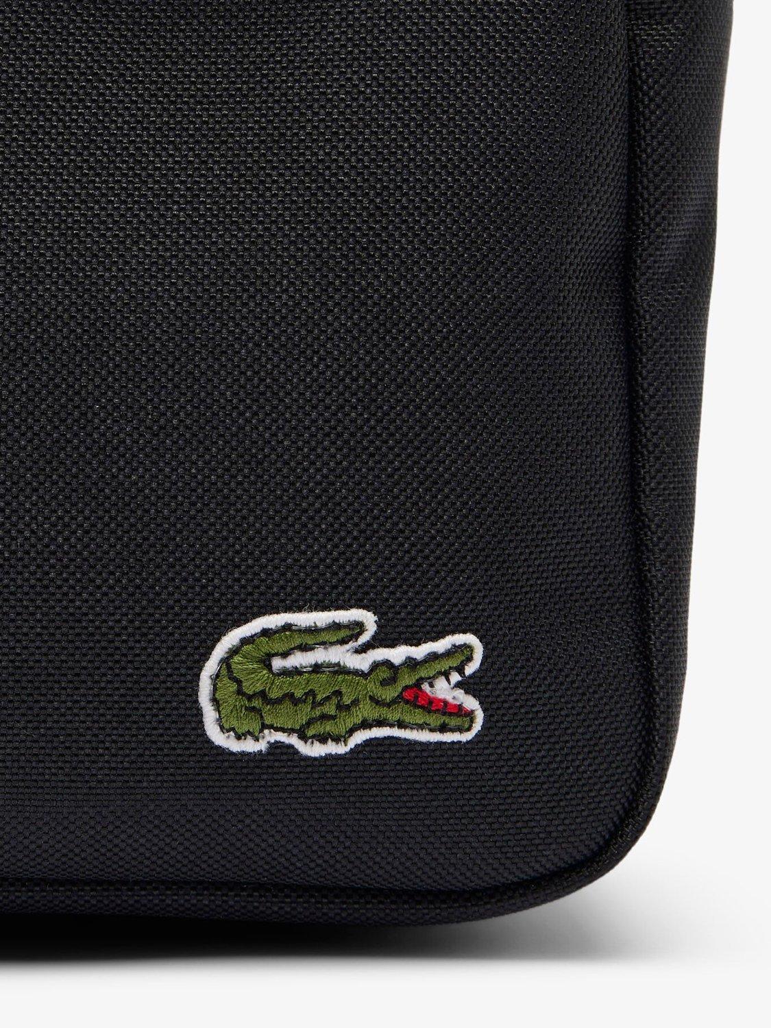 Product image 5 of 5, which shows Lacoste Neocroc Logo Wash Bag, Black