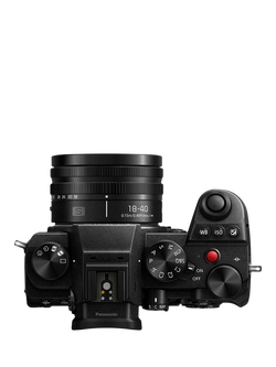 Panasonic Lumix DC-S5D Compact System Camera with 18-40mm Lens, 4K Ultra HD, 24.2MP, Wi-Fi, Bluetooth, Live Viewfinder, 3” Vari-angle Touch Screen, Black - view 2, Black