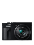 Panasonic Lumix DC-TZ99 Super Zoom Digital Camera, 4K Ultra HD, 20.3MP, 30x Optical Zoom, Wi-Fi, Bluetooth, 3” LCD Tiltable Touch Screen
