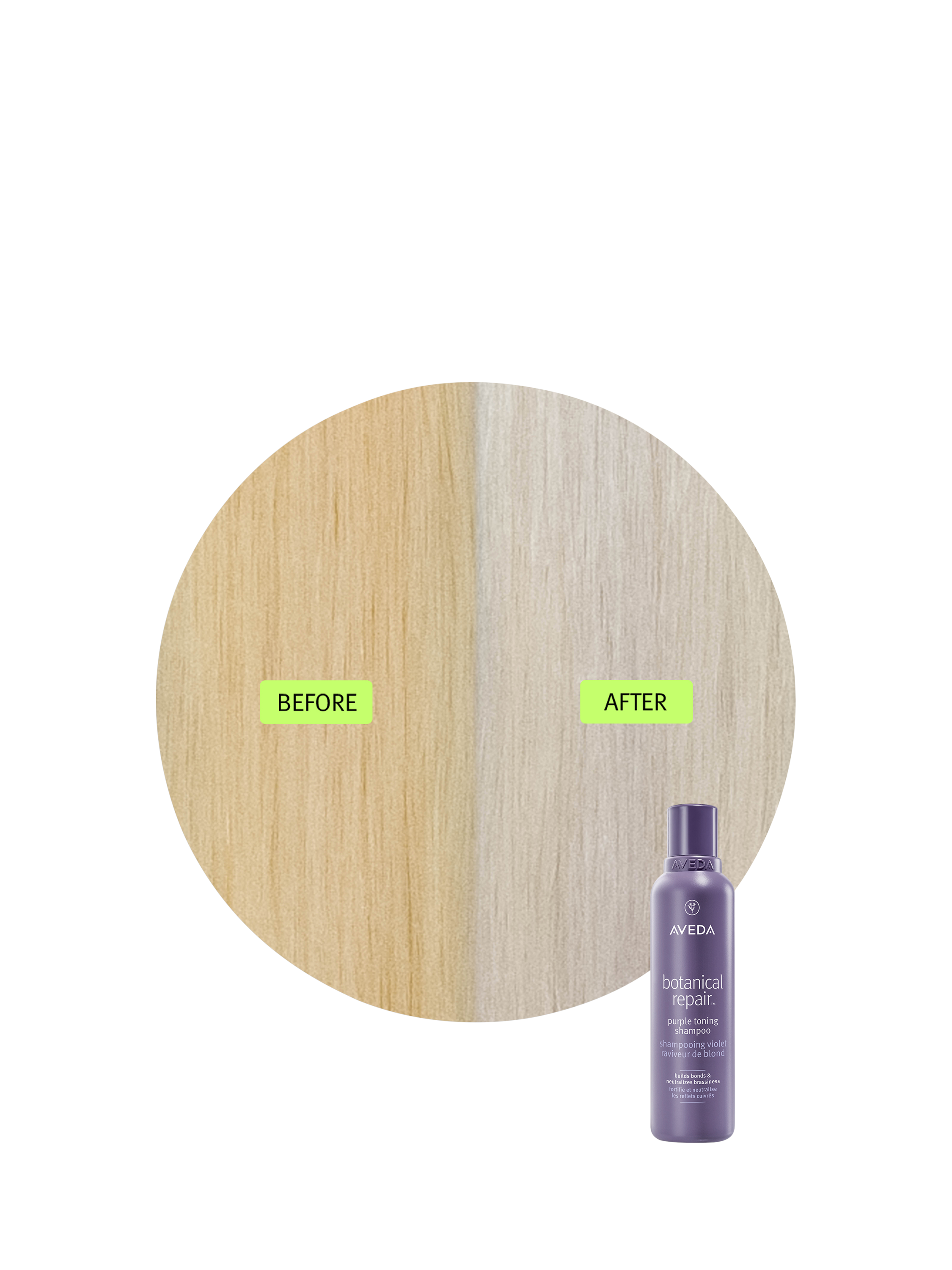 Product image 2 of 3, which shows Aveda Botanical Repair Purple Toning Shampoo, 200ml