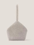 Monsoon Zola Rhinestone Bag, Silver