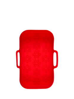 Tala Christmas Silicone Air Fryer Liner, 19.5cm, Red - view 2, Red
