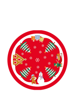 Tala Christmas Silicone Trivet, Red, Red