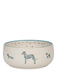 Sophie Allport Spotty Dogs Dog Bowl, Multi