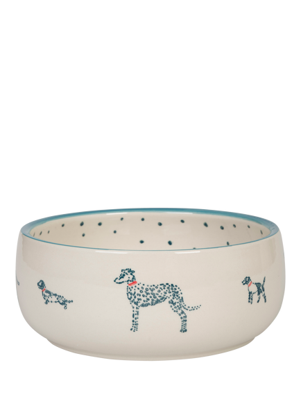 Sophie Allport Spotty Dogs Dog Bowl, Multi, Multi