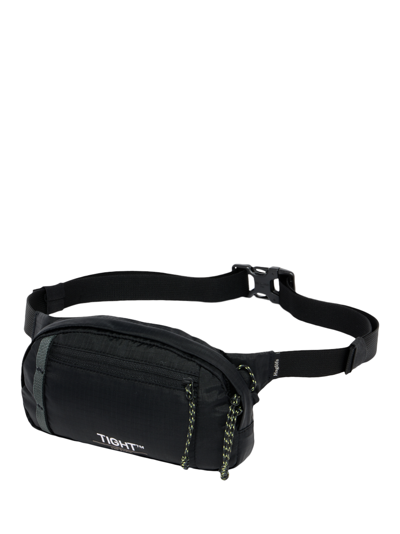 Product image 1 of 7, which shows Haglöfs Tight Hip Pack, 1L, Black/Magnetite