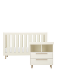 CuddleCo Harper Cotbed and Changing Table Dresser, White