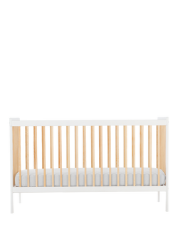 CuddleCo Nola Cotbed, White/Natural, White/Natural